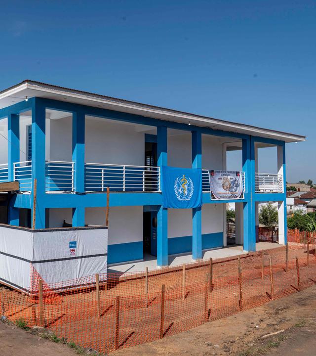 Das neue Ebola-Behandlungszentrum in Bunia