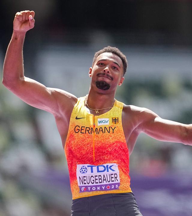 Zehnkämpfer Leo Neugebauer bei der WM in Tokio