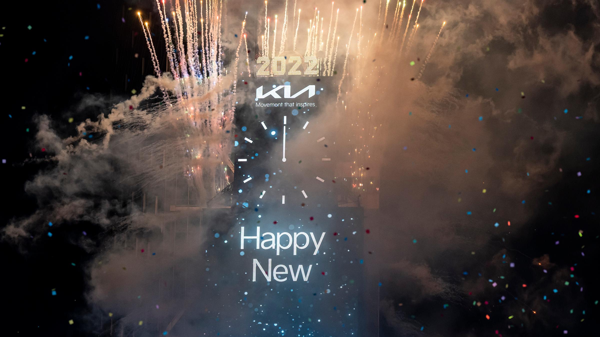 Silvester am Times Square