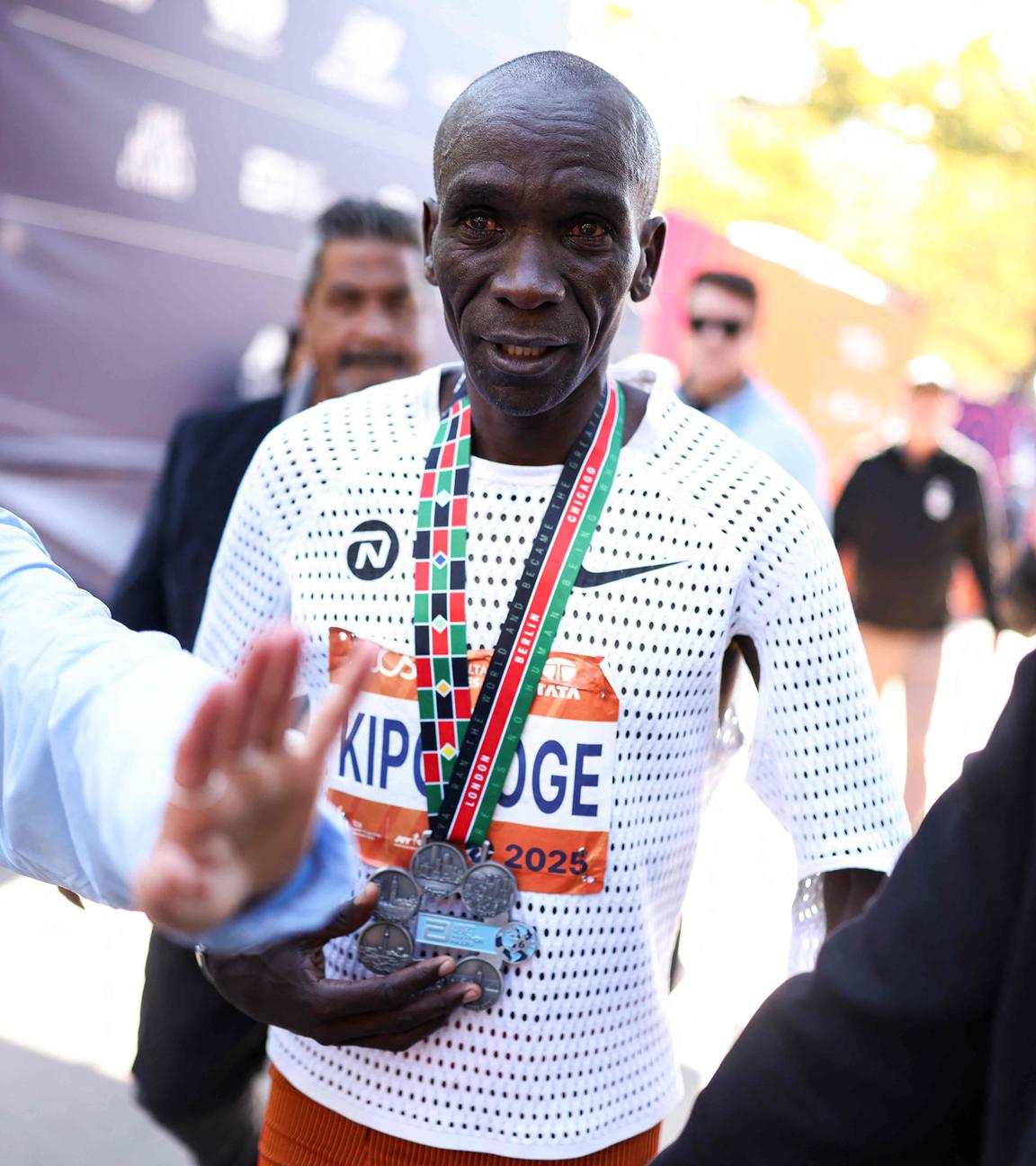 Eliud Kipchoge in New York am 02.11.25