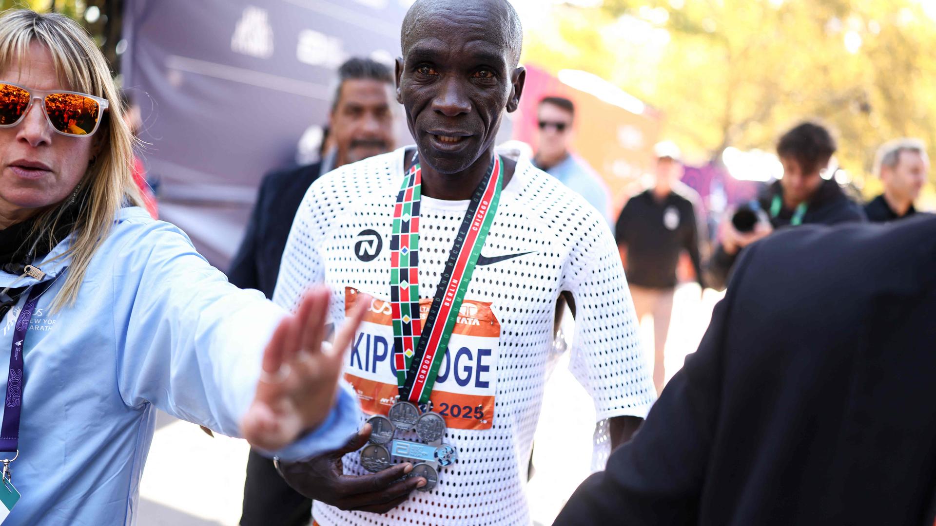 Eliud Kipchoge in New York am 02.11.25