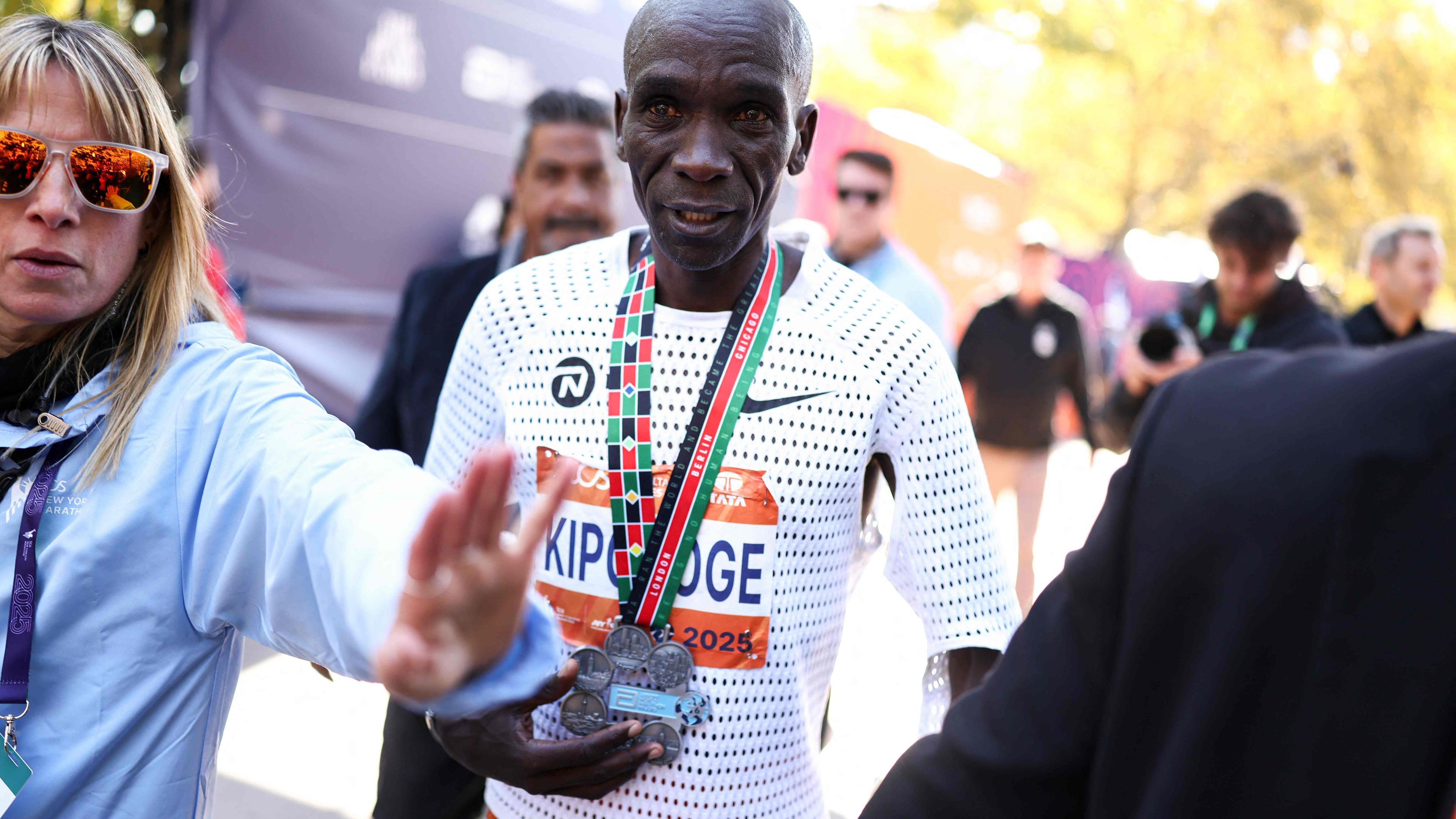 Eliud Kipchoge in New York am 02.11.25
