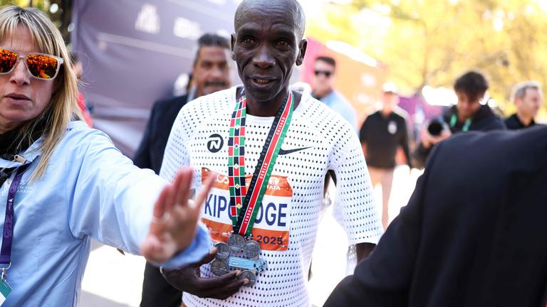 Eliud Kipchoge in New York am 02.11.25