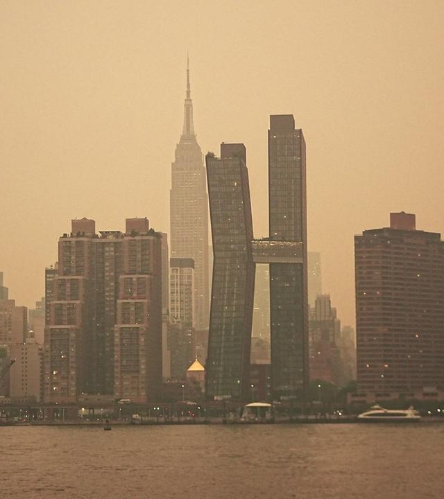 Rauch von den kanadischen Waldbränden erreicht erneut New York City