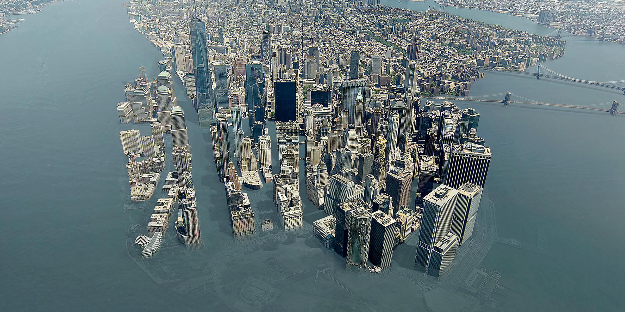 Illustration: New York sinkt ab 