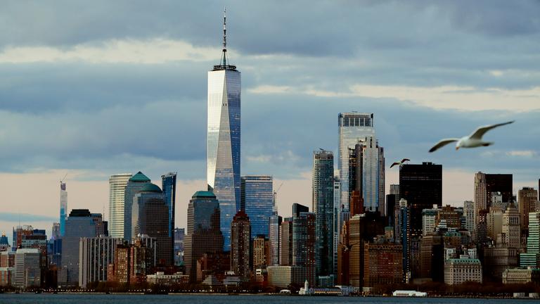 USA, New York: Die Skyline von New York City.