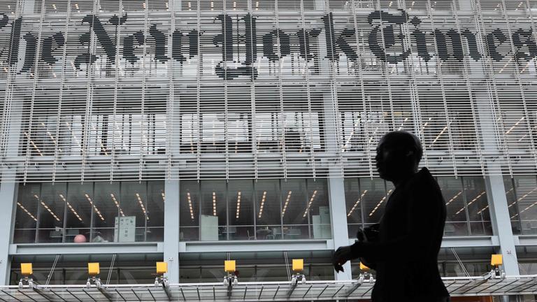 Symbolbild: Logo der New York Times