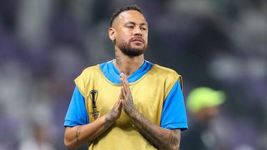 Brasiliens Fußballstar Neymar beim Training