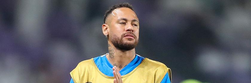 Brasiliens Fußballstar Neymar beim Training