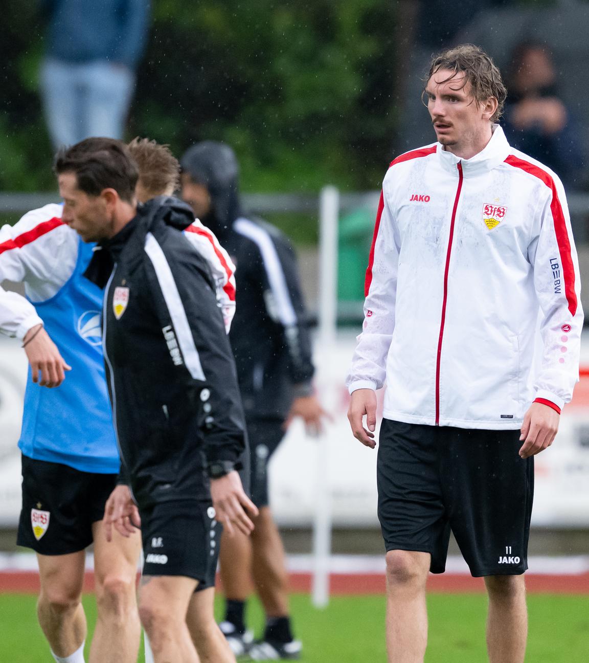 Training VfB Stuttgart mit Nick Woltemade