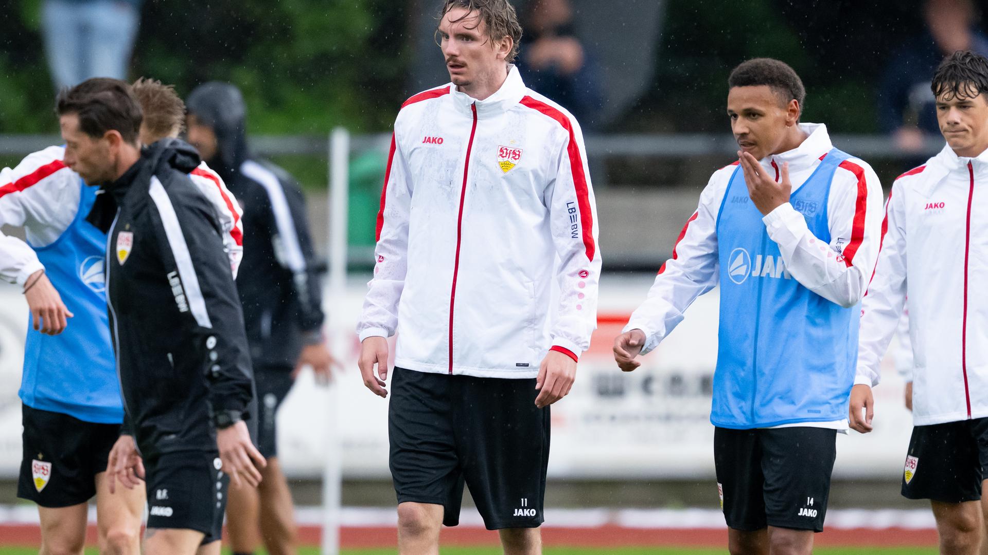 Training VfB Stuttgart mit Nick Woltemade