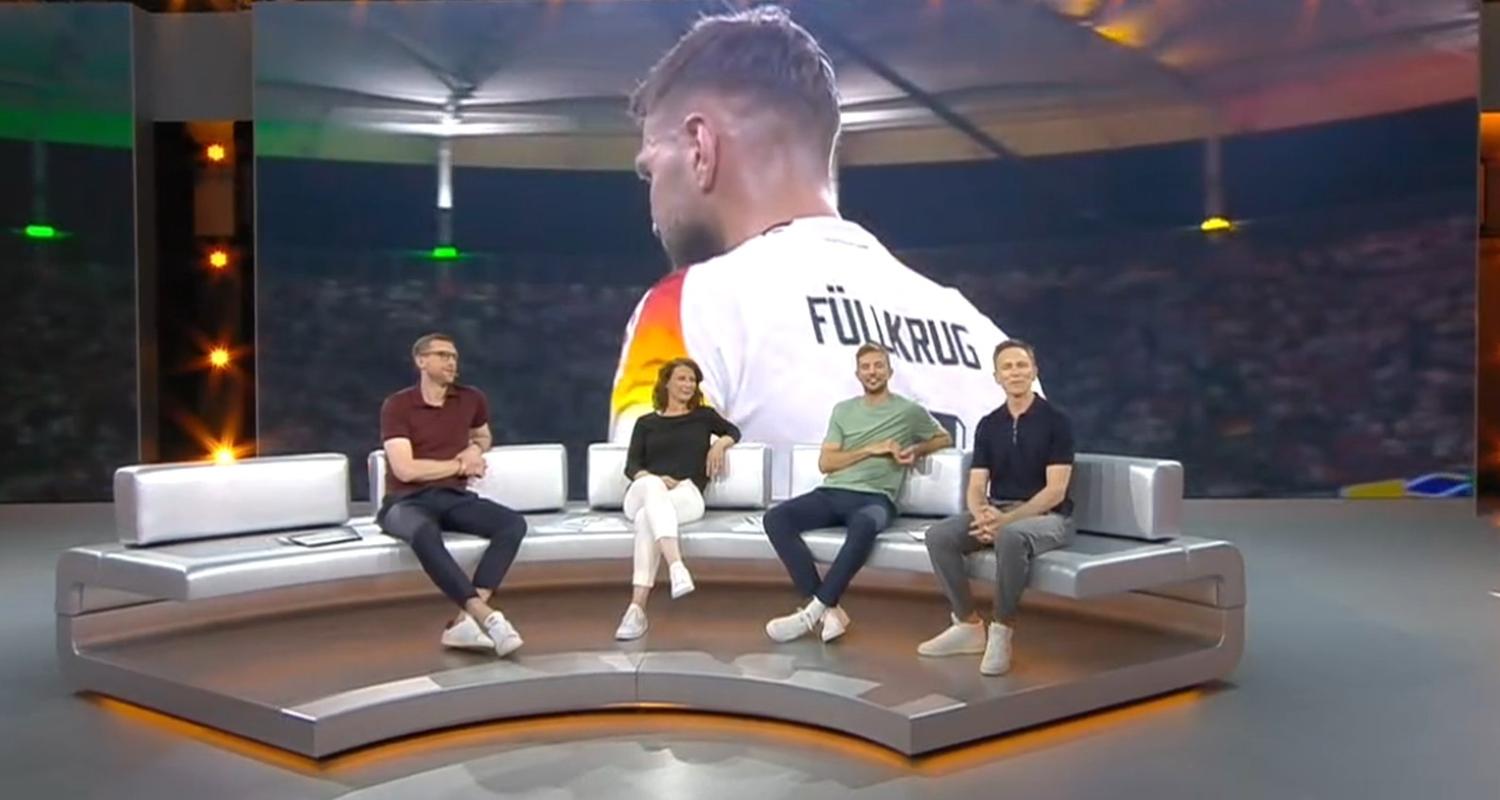 Interview von Niclas Füllkrug beim Sportstudio am 24.06.2024.