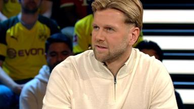Werder Bremens Stürmer Niclas Füllkrug als Gast im aktuellen Sportstudio