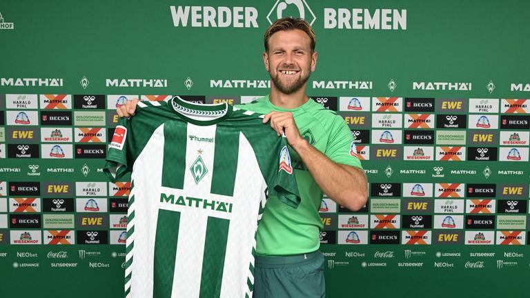 Pressekonferenz mit Werder Bremens Neuzugang Füllkrug