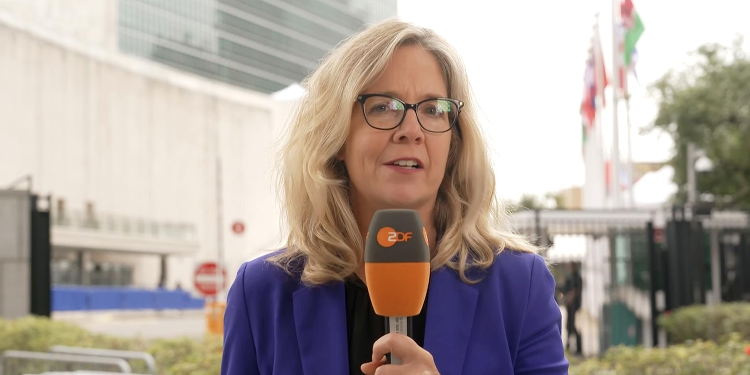 Ein Schaltgespräch mit ZDF-Korrespondentin Nicola Albrecht.