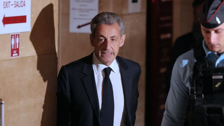 Frankreichs Ex-Präsident Nicolas Sarkozy am 7. April 2026 in Paris, Frankreich