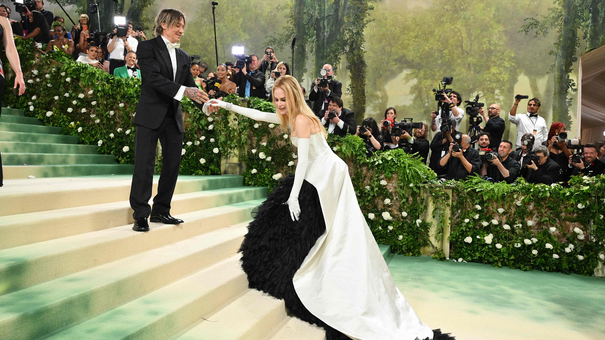Nicole Kidman auf dem roten Teppich der MET Gala 2024