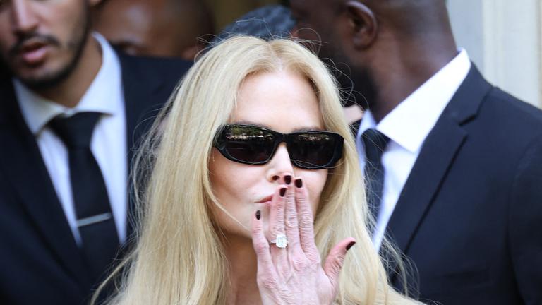 Stars arrive in style for Balenciaga's haute couture showcase at Paris Fashion Week: Kim Kardashian