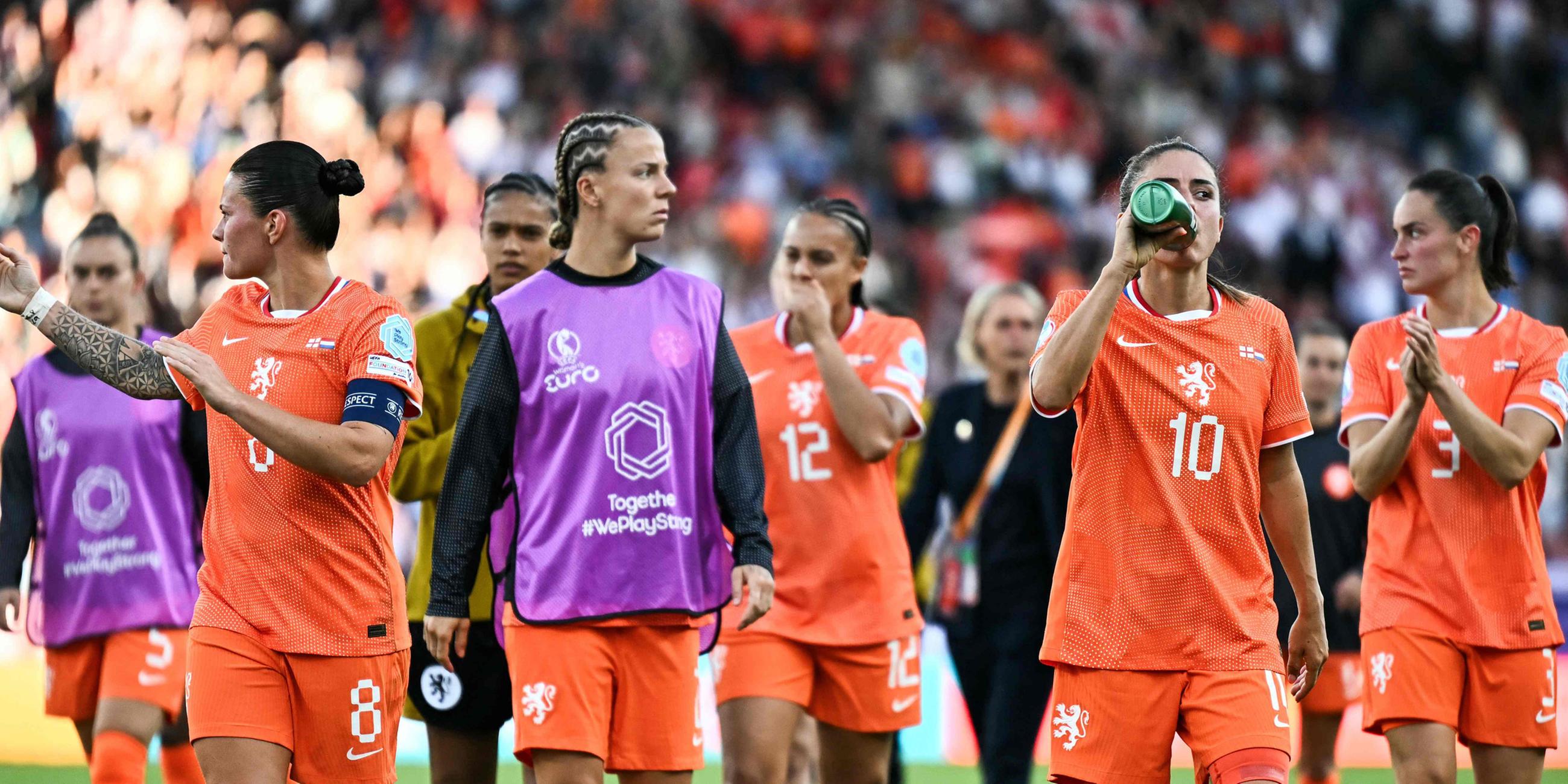 Spielerinnen der Niederlande