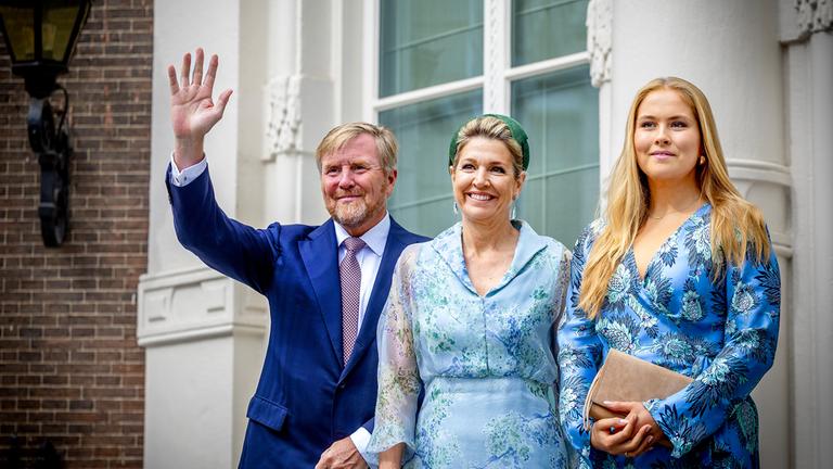 König Willem-Alexander, Königin Máxima und Prinzessin Amalia der Niederlande