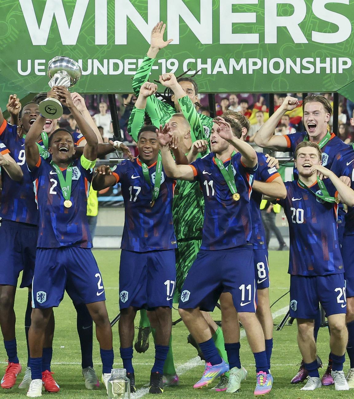 Die U19 der Niederlande ist zum ersten Mal Europameister.