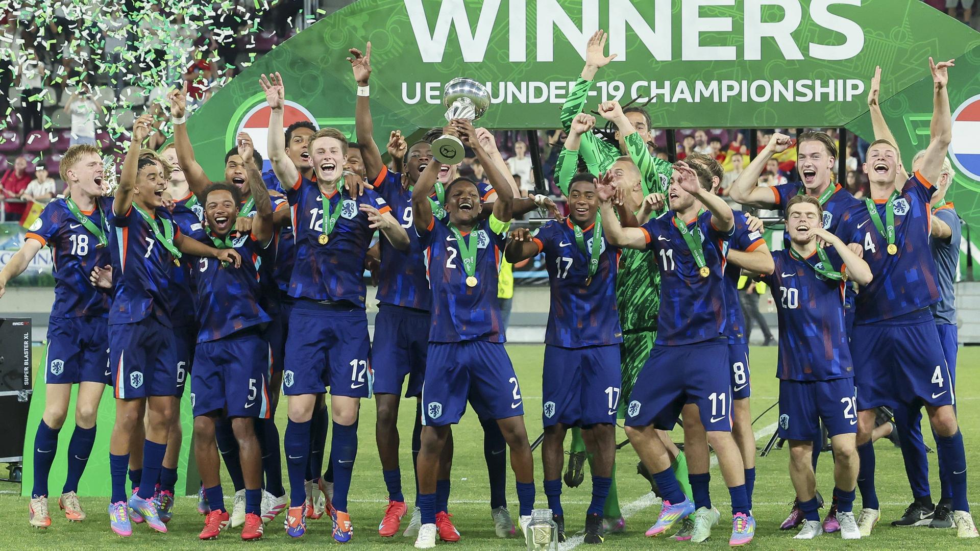 Die U19 der Niederlande ist zum ersten Mal Europameister.