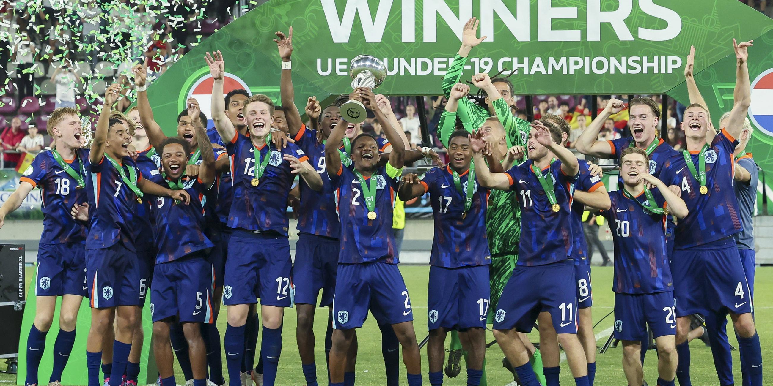 Die U19 der Niederlande ist zum ersten Mal Europameister.
