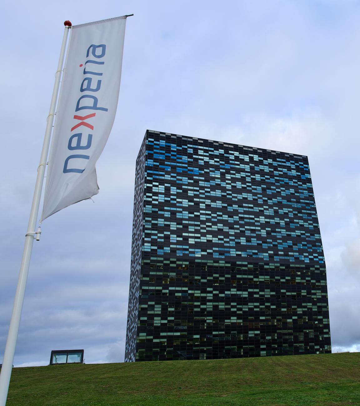 The head office of Chinese-owned chipmaker Nexperia is seen in Nijmegen, Netherlands, Tuesday, Oct. 14, 2025, after the Dutch government took control of the semiconductor company over governance shortcomings. 
