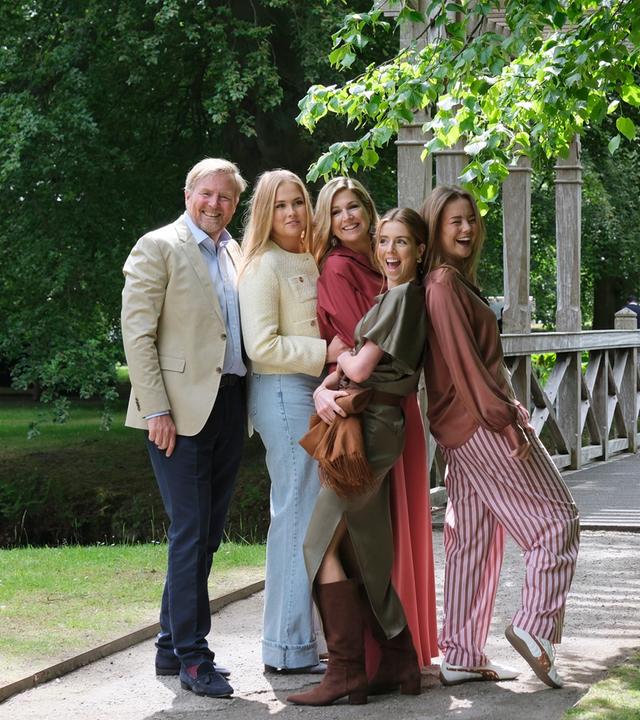 Fototermin für niederländische Royals