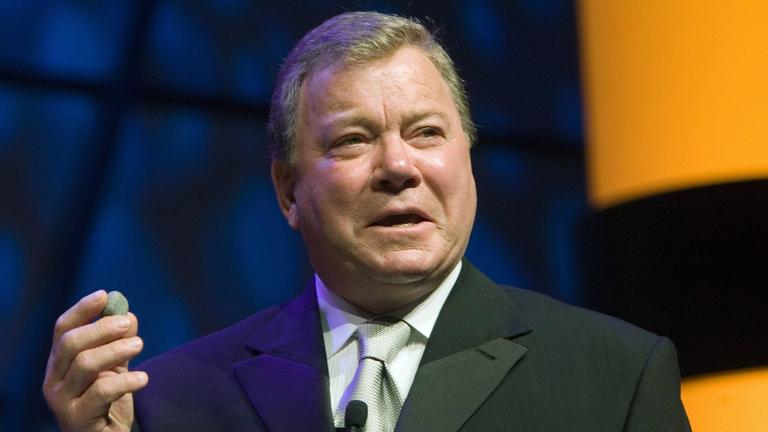 Nierenstein von Schauspieler William Shatner (Archivfoto)