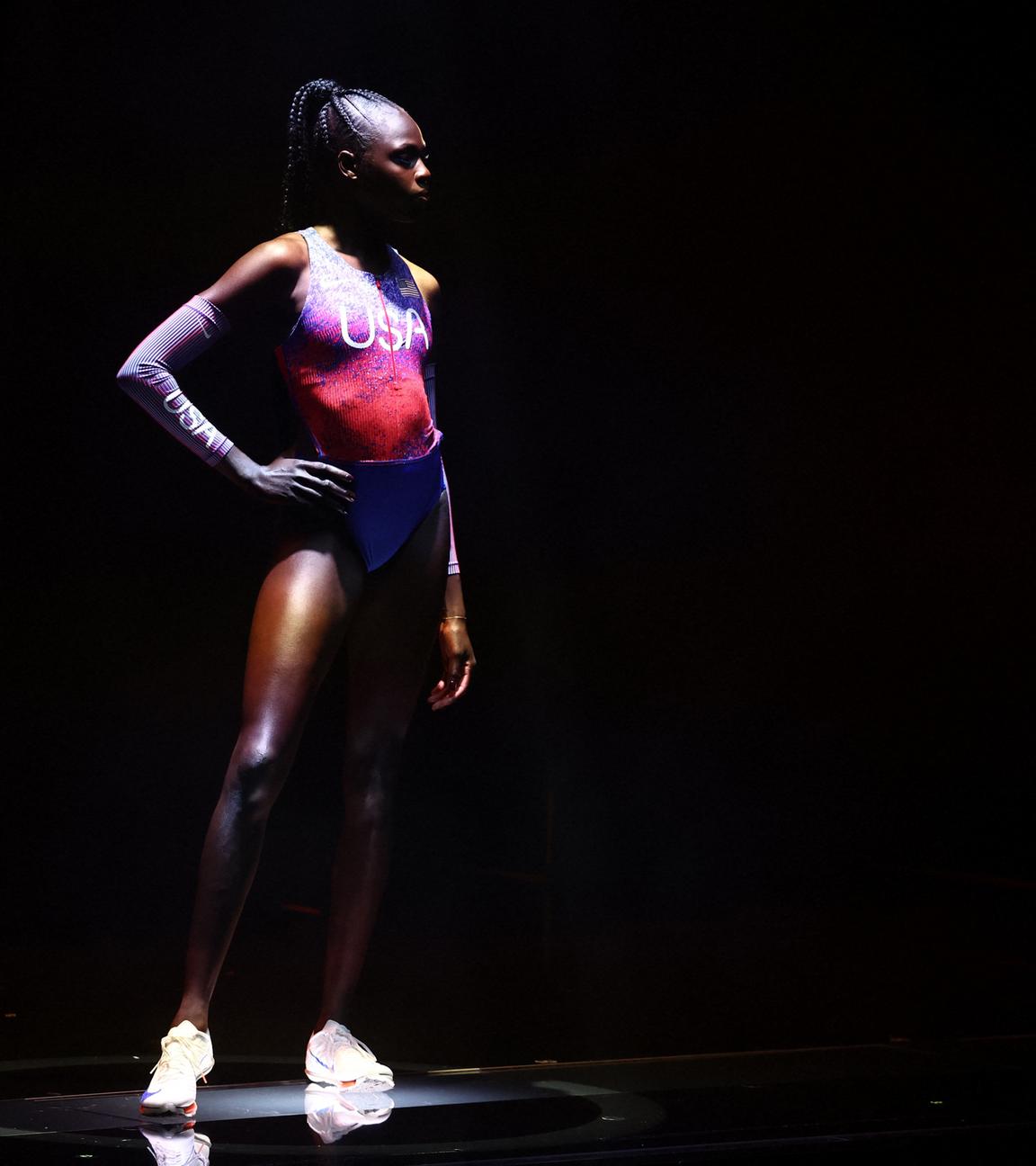 US-Leichtathletinnen Outfit für Olympia