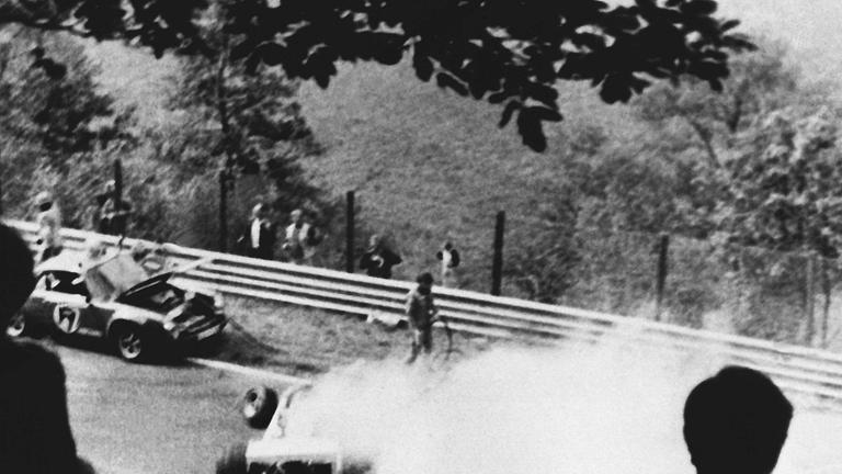 Niki Lauda Unfall am Nürburgring 