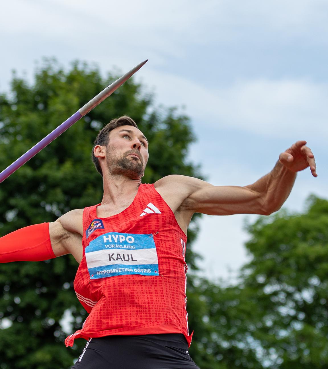 Speerwerfer Niklas Kaul beim Leichtathletik-Meeting in Götzis