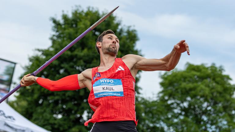 Speerwerfer Niklas Kaul beim Leichtathletik-Meeting in Götzis