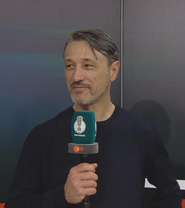 Dortmund-Trainer Niko Kovac im ZDF-Interview nach dem Pokalsieg gegen Bremen
