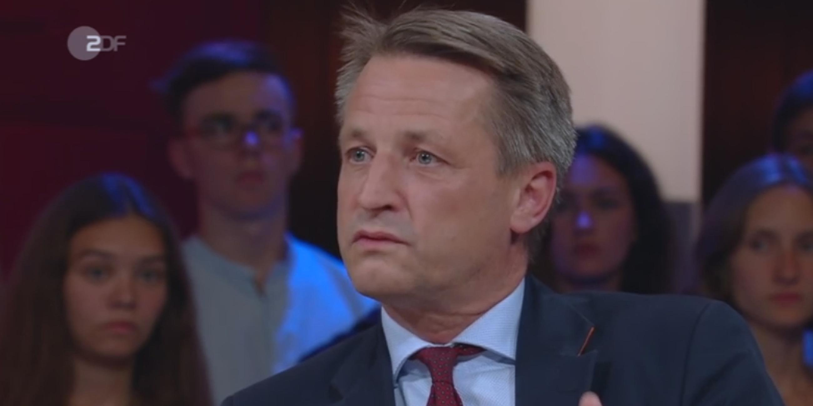 Der stellvertretende BILD-Chefredakteur Nikolaus Blome bei "dunja hayali", aufgenommen am 18.07.2018