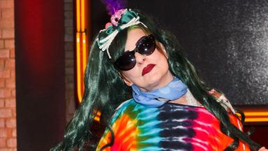 Die deutsche Sängerin und Schauspielerin Nina Hagen mit Sonnenbrille. (Archiv)
