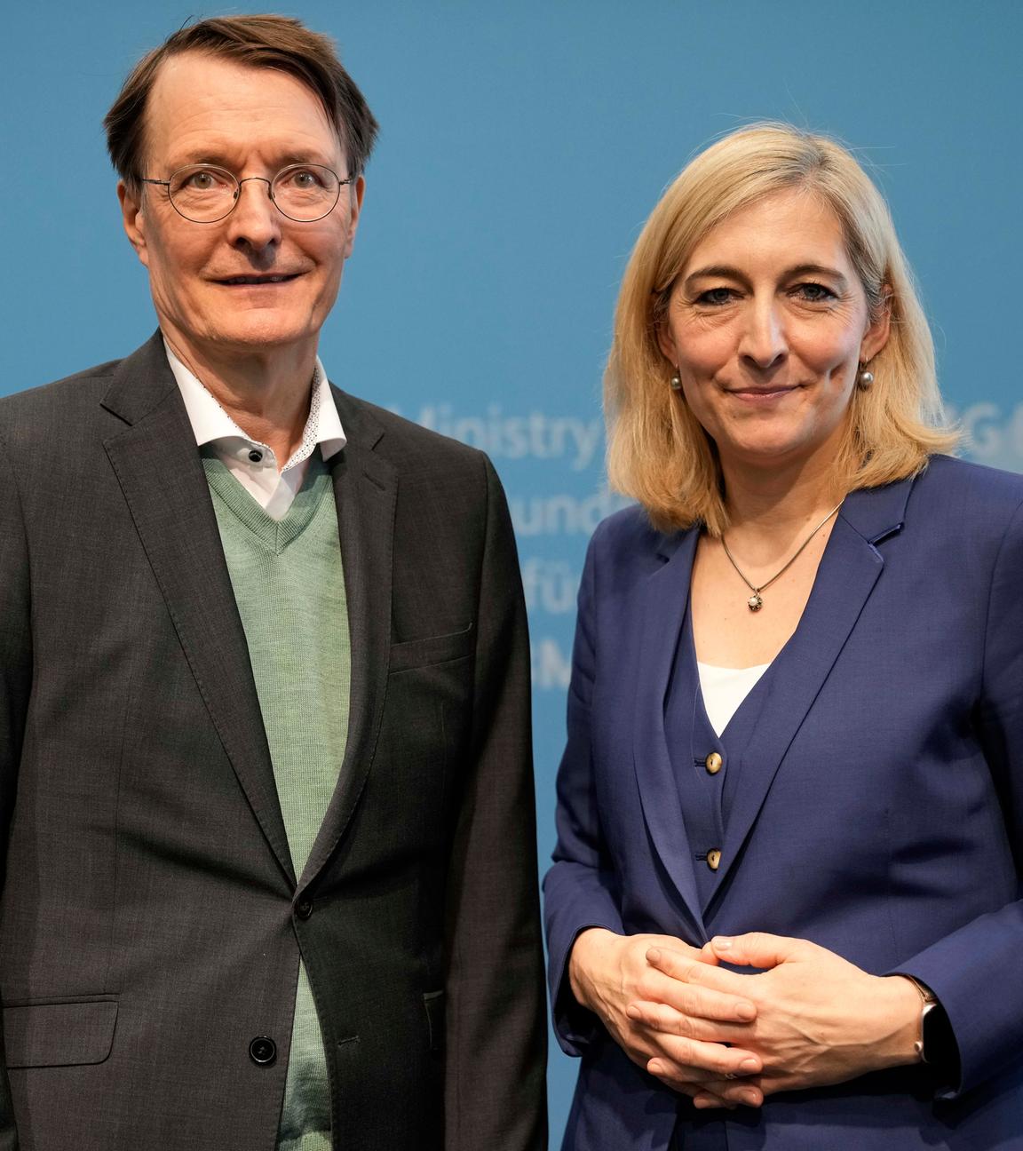 Nina Warken und Karl Lauterbach
