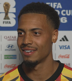 Der deutsche Nationalspieler Felix Nmecha im ZDF Interview nach dem Spiel gegen Curacao