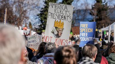 Keine Kings-Demonstration in Anchorage, Alaska