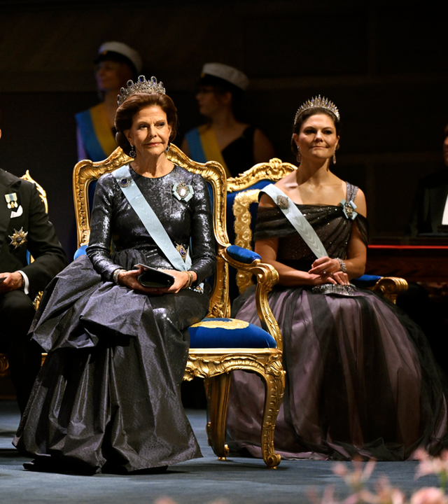 Die schwedischen Royals bei der Verleihung des Nobelpreis