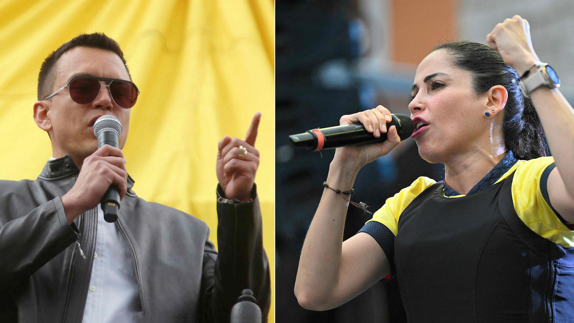 Daniel Noboa und Luisa Gonzalez (combo)