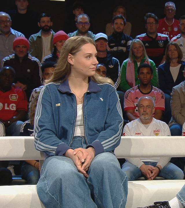 Die deutschen Bobfahrerrinnen Laura Nolte und Deborah Levi im Studiotalk im aktuellen Sportstudio in Mainz