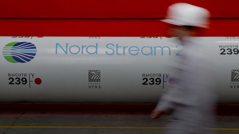 Archiv: Rohre für die Gas-Pipeline Nord Stream 2 am 26.02.2020