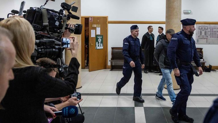 Der ukrainische Angeklagte Wolodymyr 