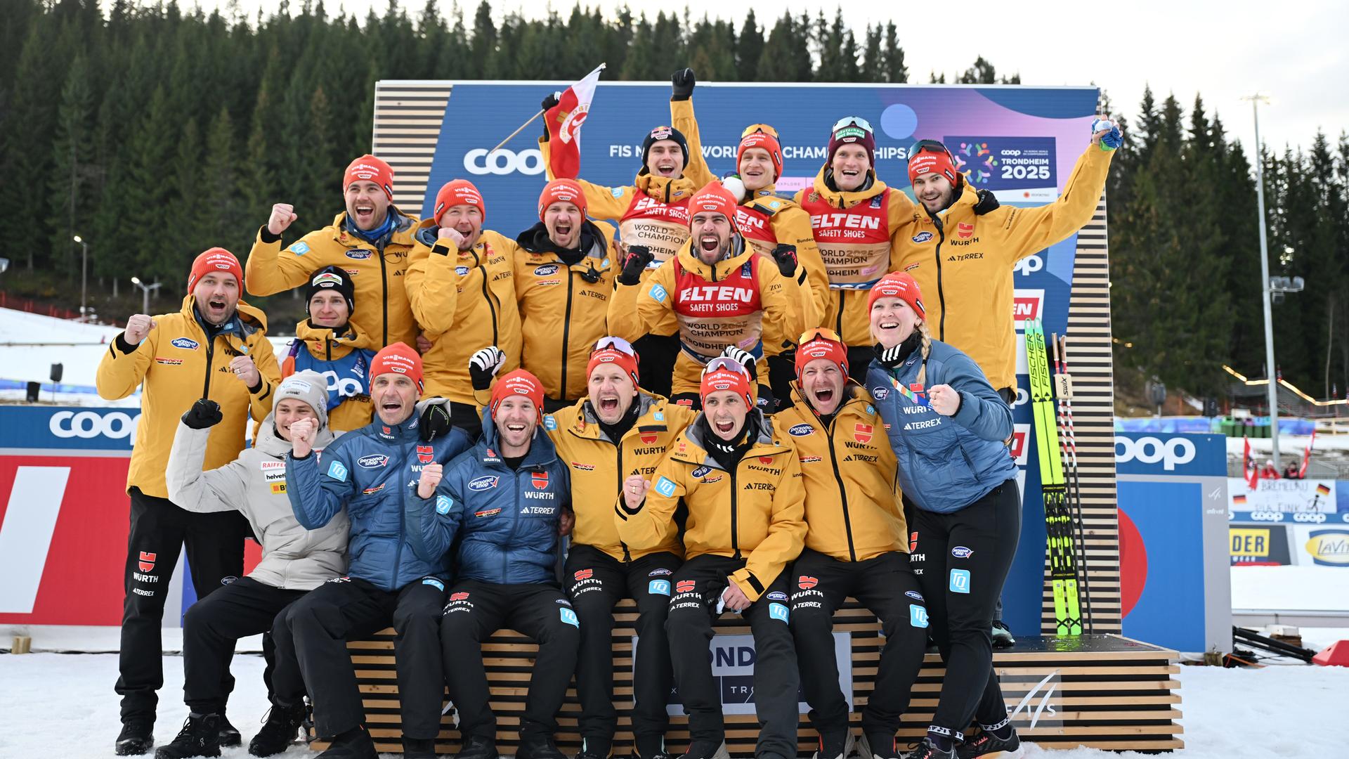 Das Kombinierer-Team trug wesentlich zur guten Bilanz des DSV-Teams bei.