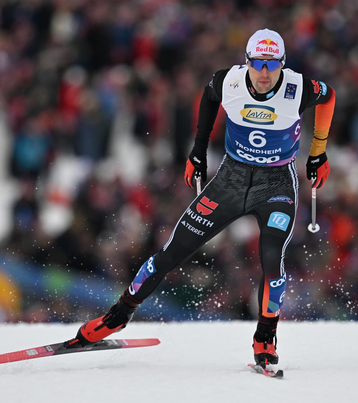 Vinzenz Geiger beim Langlauf.