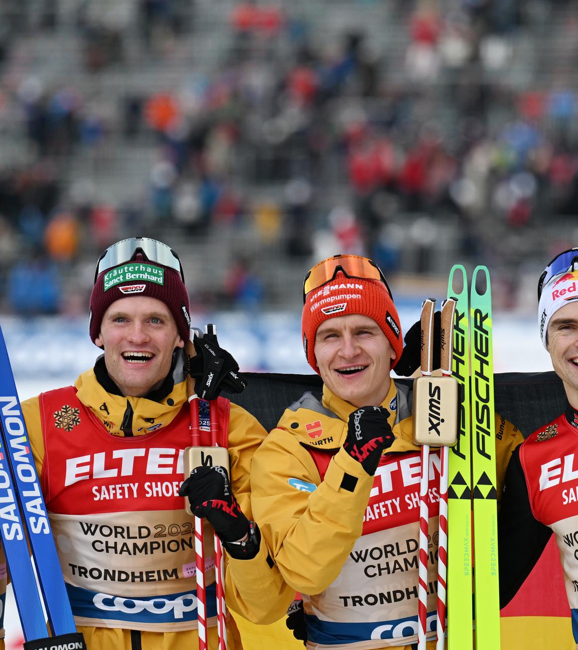 Nordische Kombinierer jubeln über WM-Gold in Trondheim