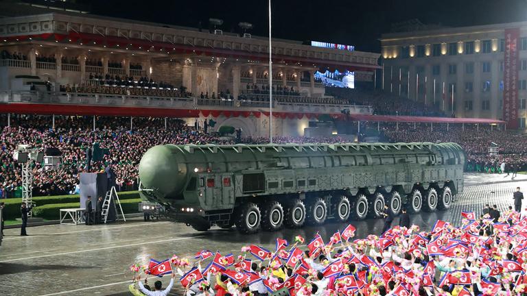 Nordkorea Militärparade