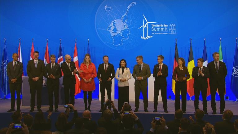 Staats- und regierungschefs sowie Energieminister auf dem Nordseegipfel